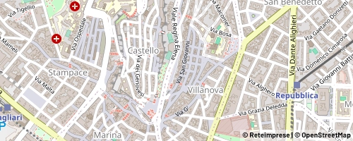 Mappa Cagliari
