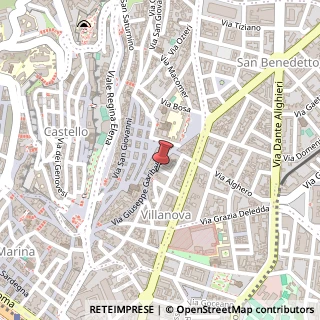 Mappa Via Orlando Vittorio Emanuele, 3, 09127 Cagliari, Cagliari (Sardegna)