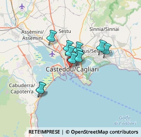 Mappa Via Isola Tavolara, 09123 Cagliari CA, Italia (5.09545)