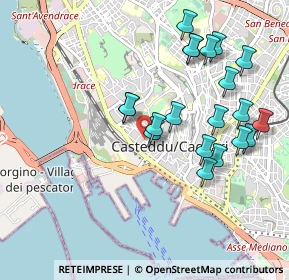 Mappa Via Isola Tavolara, 09123 Cagliari CA, Italia (1.0735)