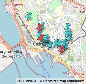 Mappa Via Isola Tavolara, 09123 Cagliari CA, Italia (0.7265)