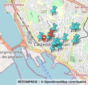 Mappa Via Isola Tavolara, 09123 Cagliari CA, Italia (0.83067)