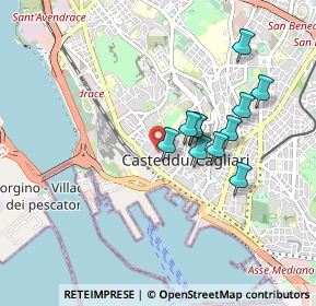 Mappa Via Isola Tavolara, 09123 Cagliari CA, Italia (0.81545)