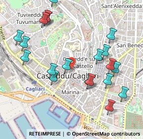 Mappa Piazza Yenne, 09124 Cagliari CA, Italia (0.6215)
