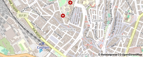 Mappa Cagliari