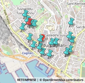 Mappa Corso Vittorio Emanuele II, 09124 Cagliari CA, Italia (0.5015)