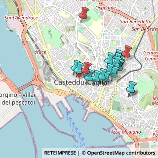 Mappa Corso Vittorio Emanuele II, 09124 Cagliari CA, Italia (0.9155)