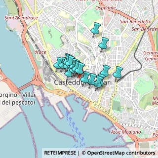Mappa Corso Vittorio Emanuele II, 09124 Cagliari CA, Italia (0.5235)