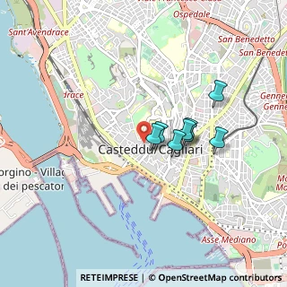 Mappa Corso Vittorio Emanuele II, 09124 Cagliari CA, Italia (0.6625)