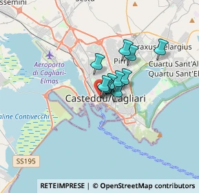 Mappa Via Roma, 09123 Cagliari CA, Italia (1.89)