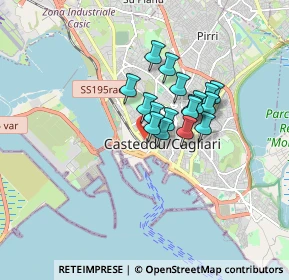 Mappa Via Roma, 09123 Cagliari CA, Italia (1.22118)