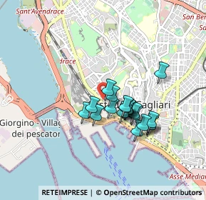 Mappa Via Roma, 09123 Cagliari CA, Italia (0.722)