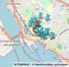 Mappa Via Roma, 09123 Cagliari CA, Italia (0.558)