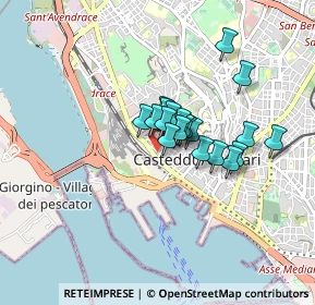 Mappa Via Roma, 09123 Cagliari CA, Italia (0.598)