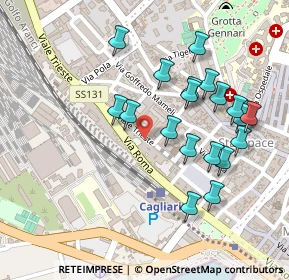 Mappa Via Roma, 09123 Cagliari CA, Italia (0.2625)