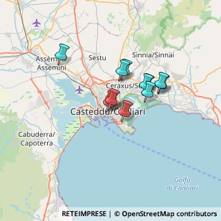 Mappa Via Giovanni Antonio Piccioni, 09124 Cagliari CA, Italia (5.57636)