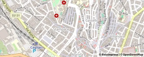 Mappa Cagliari