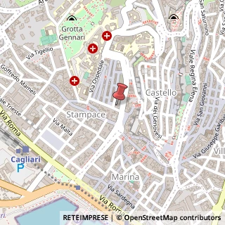 Mappa Via Francesco Fara, 7, 09124 Cagliari, Cagliari (Sardegna)