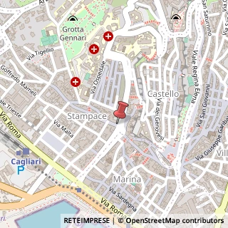 Mappa Corso Vittorio Emanuele II,  5, 09124 Cagliari, Cagliari (Sardegna)