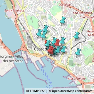 Mappa Via Goffredo Mameli, 09124 Cagliari CA, Italia (0.6195)