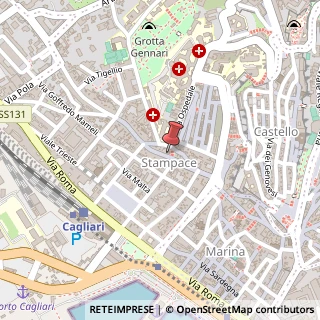 Mappa Corso Vittorio Emanuele II, 95/A, 09124 Cagliari, Cagliari (Sardegna)