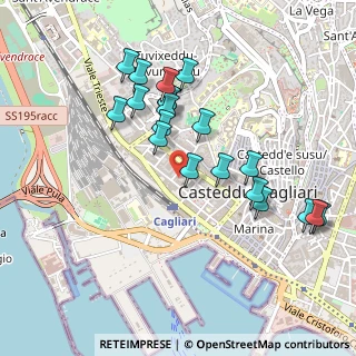 Mappa Via Caprera, 09124 Cagliari CA, Italia (0.506)