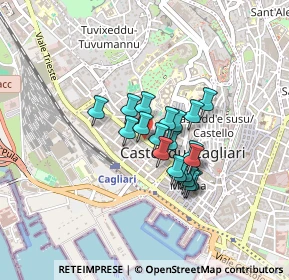 Mappa Via Malta, 09124 Cagliari CA, Italia (0.316)