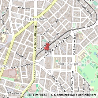 Mappa Via Giovanni Battista Tuveri, 22, 09129 Cagliari, Cagliari (Sardegna)