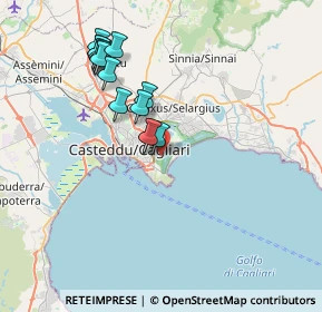 Mappa Via delle Acacie, 09126 Cagliari CA, Italia (7.73571)