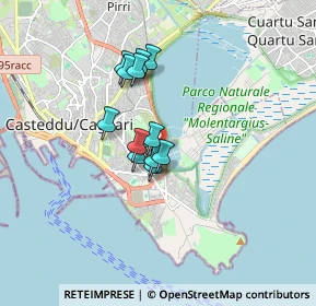 Mappa Via Gerolamo Fracastoro, 09126 Cagliari CA, Italia (1.2975)