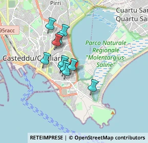 Mappa Via Gerolamo Fracastoro, 09126 Cagliari CA, Italia (1.34727)