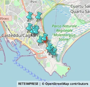 Mappa Via Gerolamo Fracastoro, 09126 Cagliari CA, Italia (1.39364)