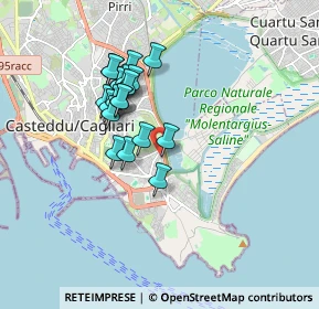 Mappa Via Gerolamo Fracastoro, 09126 Cagliari CA, Italia (1.5775)