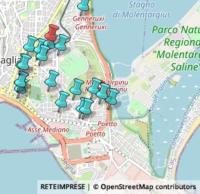 Mappa Via Gerolamo Fracastoro, 09126 Cagliari CA, Italia (1.213)