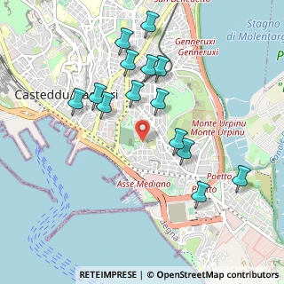 Mappa Via Stanislao Caboni, 09124 Cagliari CA, Italia (1.06429)