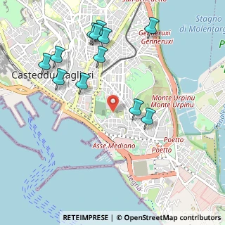 Mappa Via Stanislao Caboni, 09124 Cagliari CA, Italia (1.2525)
