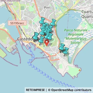 Mappa Via Stanislao Caboni, 09124 Cagliari CA, Italia (1.2955)