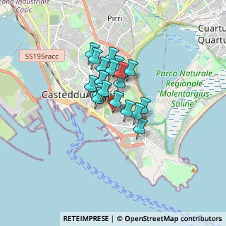 Mappa Via Stanislao Caboni, 09124 Cagliari CA, Italia (1.183)