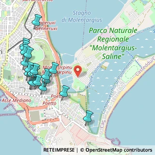Mappa Cagliari, 09126 Medau Su Cramu CA, Italia (1.4455)