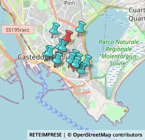 Mappa Via dei Falconi, 09126 Cagliari CA, Italia (1.03333)