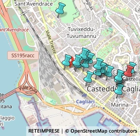 Mappa Via Pola, 09123 Cagliari CA, Italia (0.478)