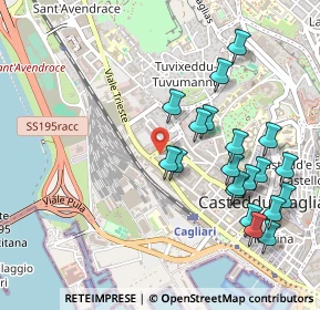 Mappa Via Pola, 09123 Cagliari CA, Italia (0.591)