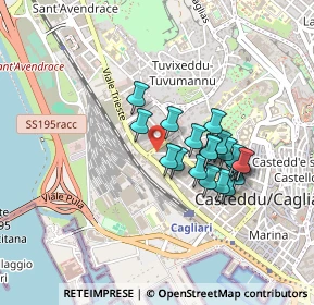 Mappa Via Pola, 09123 Cagliari CA, Italia (0.3885)