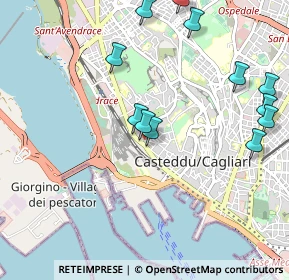 Mappa Via Pola, 09123 Cagliari CA, Italia (1.25583)