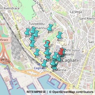 Mappa Cagliari, 09123 Cagliari CA, Italia (0.4185)