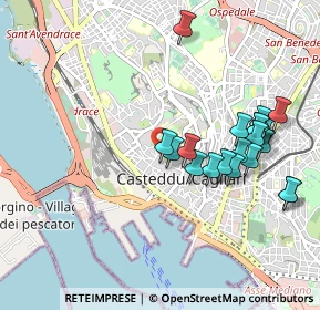 Mappa Via Palabanda, 09123 Cagliari CA, Italia (1.0675)