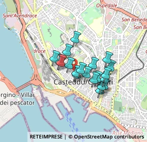 Mappa Via Palabanda, 09123 Cagliari CA, Italia (0.659)