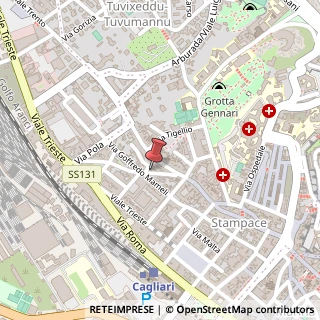 Mappa Via Carloforte, 19, 09123 Cagliari, Cagliari (Sardegna)