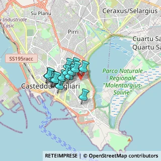 Mappa Via Agostino di Castelvi', 09129 Cagliari CA, Italia (1.24188)