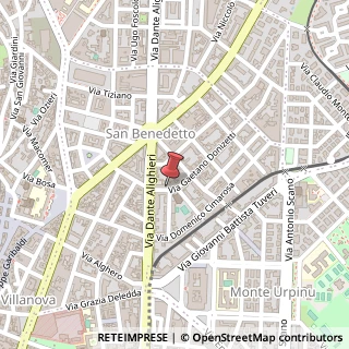 Mappa Via Gaetano Donizetti, 14, 09128 Cagliari, Cagliari (Sardegna)